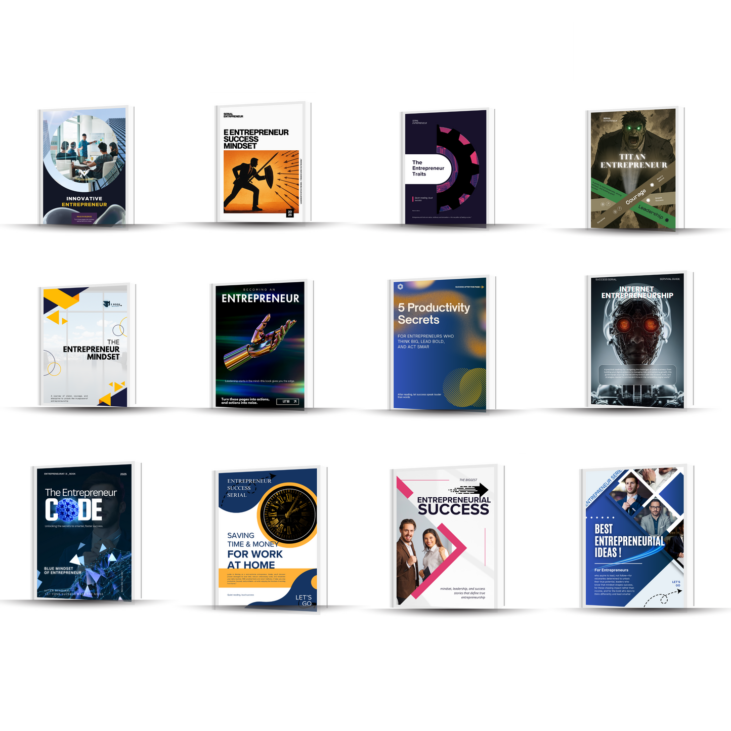 Complete Entrepreneur Book Bundle – 12+ Guides for Success .